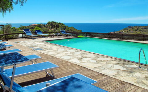 San Lorenzo al Mare 639: Swimming Pool, Property, Resort, Azure, Sky, Vacation, Real Estate, Turquoise, House, Estate