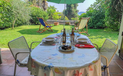 Lo Scoiattolo: Table, Plant, Furniture, Property, Tableware, Green, Chair, Outdoor Table, Nature, Botany