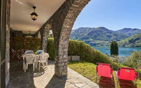 Poggio degli Ulivi: Plant, Water, Furniture, Sky, Building, Chair, Azure, Flowerpot, Houseplant, Table