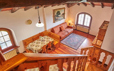Villa Bellavista 652.2: Couch, Furniture, Window, Building, Picture Frame, Wood, Living Room, Interior Design, Floor, House