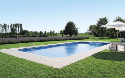 Povoletto 602: Swimming Pool, Property, Grass, Real Estate, Backyard, Lawn, House, Yard, Rectangle, Leisure