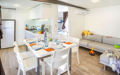 Villaggio San Francesco 5* 659.4: Table, Furniture, Couch, Living Room, House, Interior Design, Orange, Studio Couch, Chair, Comfort