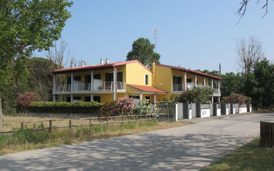 Lido di Volano 603: Blue, Swimming Pool, Resort, Outdoor Furniture, Eco Hotel, Shade, Chair, Hotel, Resort Town, Houseplant