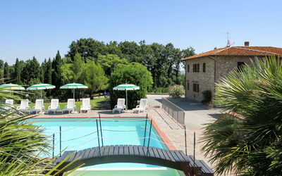 Terricciola 603: Water, Plant, Sky, Building, Tree, Azure, Swimming Pool, Arecales, Outdoor Furniture, Shade