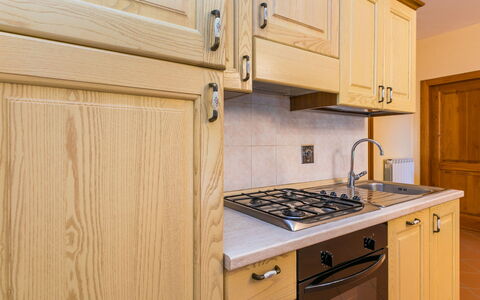 Bucine 610: Cabinetry, Building, Countertop, Property, Kitchen Appliance, Kitchen, Kitchen Stove, Drawer, Wood, Cooktop