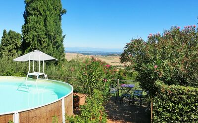 Orciatico 636: Plant, Water, Sky, Tree, Swimming Pool, Natural Landscape, Outdoor Furniture, Shade, Leisure, Landscape