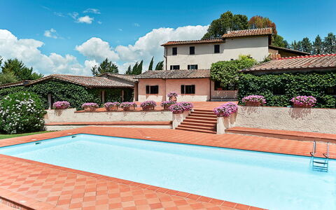 Colle Val D'Elsa 616: Property, Swimming Pool, Building, House, Vacation, Real Estate, Villa, Home, Architecture, Hacienda
