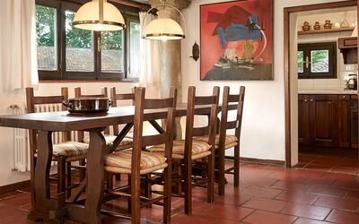 Bardeggiano - Caterina 2 (Col245) 616.6: Furniture, Room, Kitchen & Dining Room Table, Property, Dining Room, Table, Building, Floor, Interior Design, Hardwood