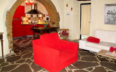 Casenuove di Sopra (Bap113) 602.4: Room, Property, Interior Design, Building, Furniture, Table, Floor, Living Room, Architecture, House