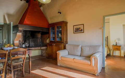 Tavarnelle Val di Pesa 617: Furniture, Picture Frame, Couch, Table, Wood, Interior Design, Flooring, Floor, Chair, Living Room