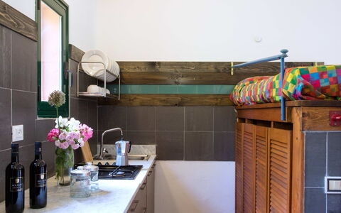 Guardistallo 639: Room, Property, Countertop, Kitchen, Furniture, Interior Design, House, Building, Home, Cabinetry