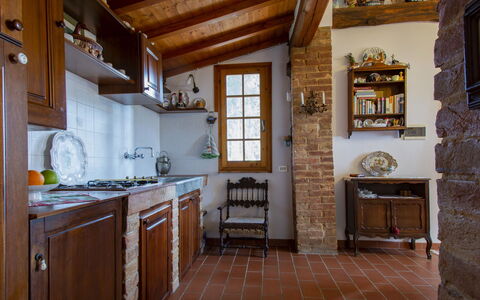 Il Crocino Ii: Cabinetry, Countertop, Wood, Kitchen, Drawer, Interior Design, Flooring, Sink, Floor, Wood Stain