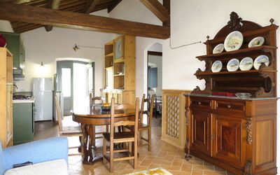 Il Podere del Lago (Bol253) 662.3: Room, Property, Furniture, Building, Interior Design, House, Beam, Home, Real Estate, Living Room