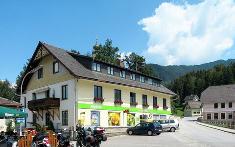 Stein an der Enns 607: Sky, Wheel, Building, Cloud, Window, Vehicle, Plant, Tree, House