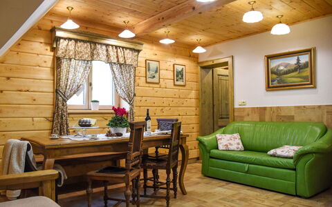 Stará Huť: Room, Living Room, Furniture, Interior Design, Ceiling, Property, Building, Wall, Home, Lighting