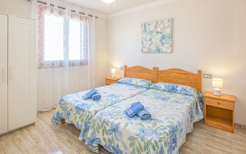 Ca'N Bossa: Furniture, Window, Building, Azure, Wood, Textile, Interior Design, Comfort, Shade