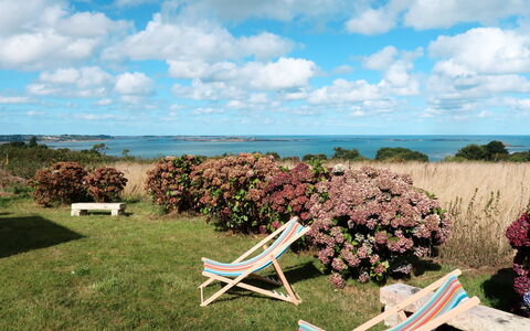 Ti Loïk: Sky, Property, Blue, Cloud, Grass, Vacation, Sea, Furniture, Ocean, House