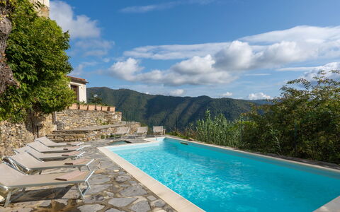 Tavole 603: Swimming Pool, Property, House, Vacation, Azure, Real Estate, Sky, Water, Building, Villa