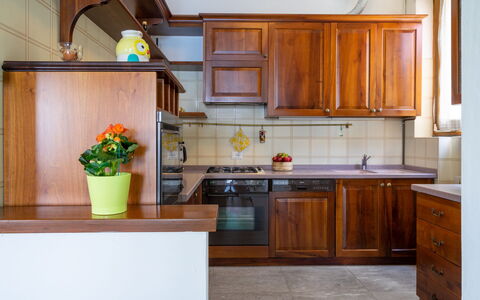 Stresa 613: Countertop, Cabinetry, Property, Furniture, Building, Kitchen Sink, Kitchen, Plant, Kitchen Appliance, Wood