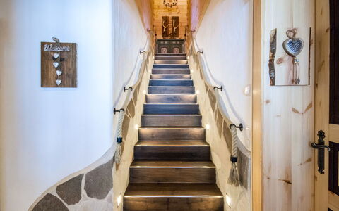 Forstau 601: Stairs, Property, Building, Wall, Room, Floor, House, Interior Design, Wood, Ceiling
