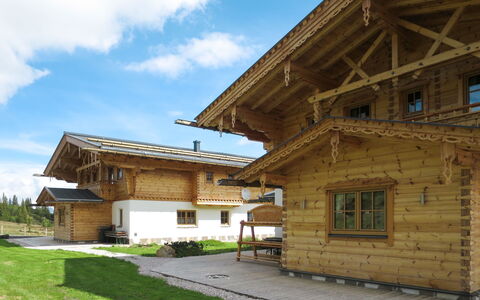 Forstau 601: House, Property, Home, Building, Architecture, Cottage, Roof, Log Cabin, Real Estate, Grass