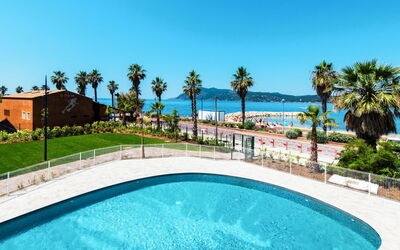 Saint Mandrier 602: Water, Sky, Plant, Property, Swimming Pool, Tree, Seaside Resort, Azure, Outdoor Furniture, Leisure