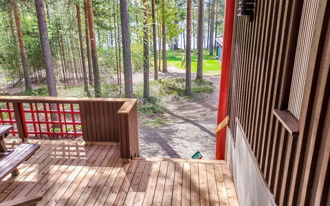 Hiisiranta E4: Wood, Cottage, Log Cabin, Forest, Shed, Garden Buildings, Larch, Woodland, Wood Stain