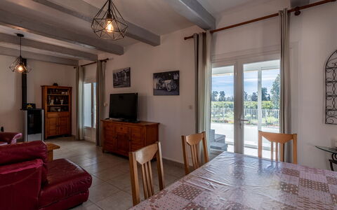 La Cerisaie: Furniture, Property, Picture Frame, Table, Wood, Chair, Interior Design, Window, Floor, Flooring