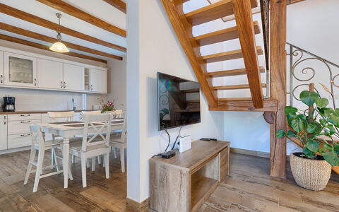 The Mulberry Stonehouse: Room, Property, Building, Interior Design, House, Furniture, Floor, Ceiling, Wood Flooring, Beam