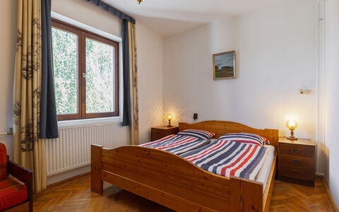 Csonka: Bed, Bedroom, Bedding, Interior Design, Furniture, Bed Sheet, Wood, Room, Floor, Flooring