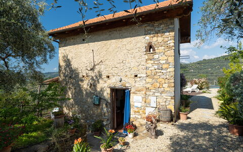 Casa U Baregu: Plant, Sky, Property, Building, Azure, Tree, Vegetation, Door, Cottage, Window