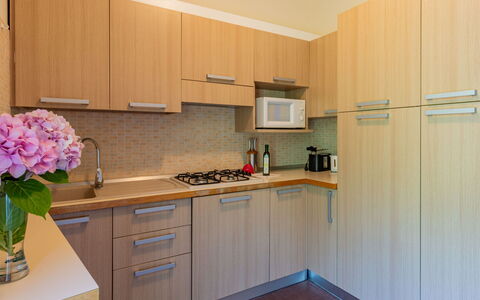 Garda 713: Cabinetry, Countertop, Flower, Building, Kitchen Appliance, Kitchen Stove, Interior Design, Kitchen Sink, Kitchen, Wood