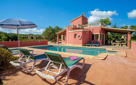 Sa Olivera: Sky, Building, Furniture, Plant, Cloud, Swimming Pool, Table, Chair, Outdoor Furniture, Shade