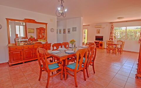 Palmira: Table, Furniture, Property, Chair, Kitchen & Dining Room Table, Wood, Orange, Lighting, Interior Design, Floor