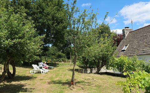 Pors Ar Goff: Tree, Property, Land Lot, House, Cottage, Woody Plant, Plant, Real Estate, Grass, Rural Area