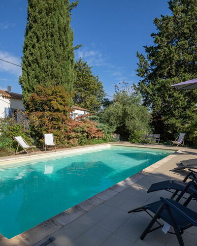 La Rouveyrolle: Water, Plant, Sky, Property, Cloud, Swimming Pool, Azure, Tree, Shade, Outdoor Furniture
