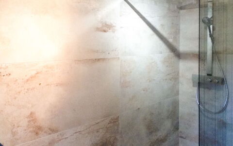 La Princesse: Wall, Tile, Floor, Room, Interior Design, Architecture, Flooring, Glass, Marble, Material Property