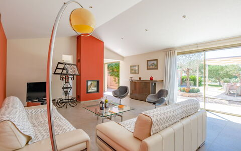 Arbelle: Furniture, Property, Plant, Comfort, Building, Orange, Couch, Interior Design, Floor, House