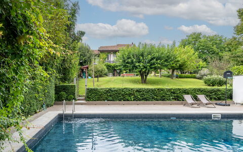 Dei Ciliegi: Water, Sky, Plant, Cloud, Natural Landscape, Tree, Swimming Pool, Grass, Leisure, Composite Material