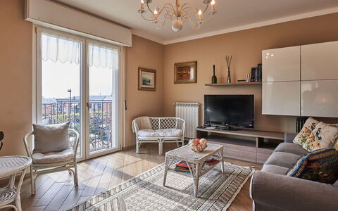 Anna: Furniture, Couch, Building, Picture Frame, Lighting, Wood, Interior Design, Living Room, Floor, Comfort