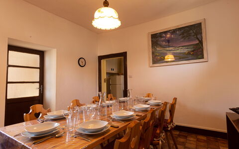 Carolina: Dining Room, Room, Property, Table, Furniture, Interior Design, Building, Ceiling, Real Estate, Floor
