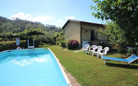 Villetta Luciana: Cloud, Water, Sky, Property, Plant, Swimming Pool, Building, Window, Azure, Blue