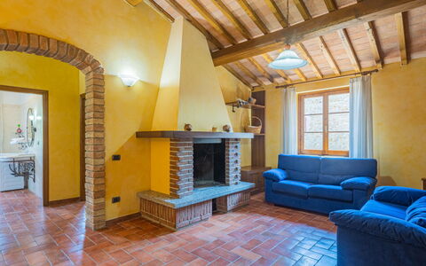 Casa Daniela (Gam310): Property, Room, Building, Interior Design, House, Yellow, Furniture, Real Estate, Ceiling, Living Room