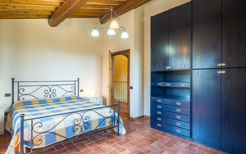 Casa Daniela (Gam310): Bedroom, Room, Furniture, Property, Ceiling, Bed, Interior Design, Building, Bed Frame, Bed Sheet