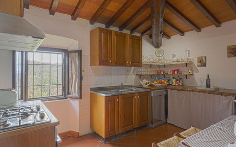Il Casale: Countertop, Cabinetry, Property, Furniture, Window, Building, Kitchen, Kitchen Stove, Sink, Kitchen Appliance