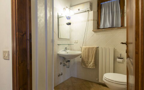 Oliveta: Bathroom, Room, Property, Plumbing Fixture, Floor, Interior Design, Bathroom Accessory, Bathroom Cabinet, Building, Architecture