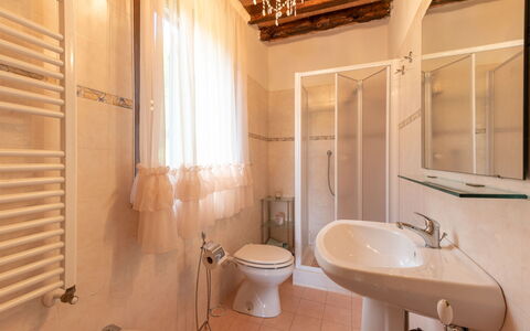 Dilia: Brown, Mirror, Tap, Plumbing Fixture, Sink, Property, Bathroom Sink, Building, Bathroom, Purple
