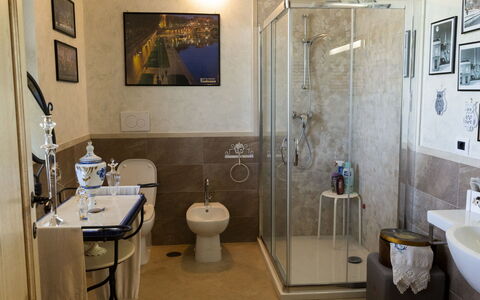 Borgo Sacramento: Plumbing Fixture, Sink, Property, Mirror, Tap, Bathroom Sink, Building, Bathroom, Interior Design, Floor