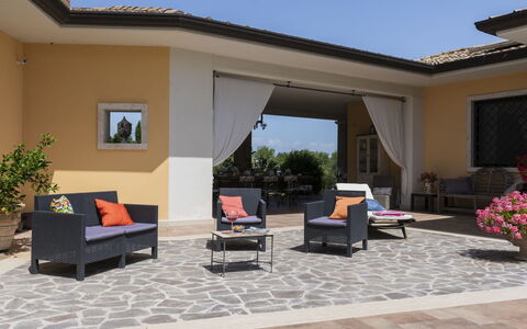 Borgo Sacramento: Plant, Sky, Building, Property, Furniture, Shade, Road Surface, Architecture, Asphalt, Interior Design