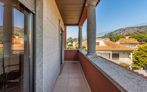 Vista Mar: Property, Plant, Building, Window, Sky, Shade, Wood, Interior Design, Tree, Floor